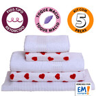 Jogo De Toalhas De Banho 5 Peças 100 Algodão Felpuda Dohler P