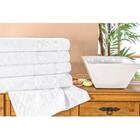 Jogo De Toalhas De Banho Bordado Florença 5 Peças Branco