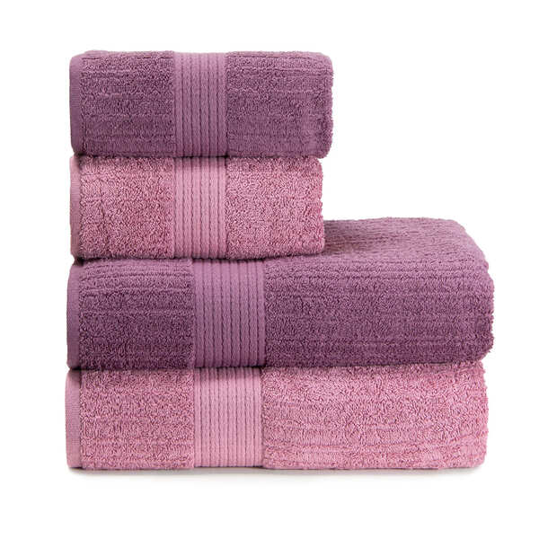 Jogo De Toalhas De Banho Buddemeyer 4 Peças Fio Penteado Cane