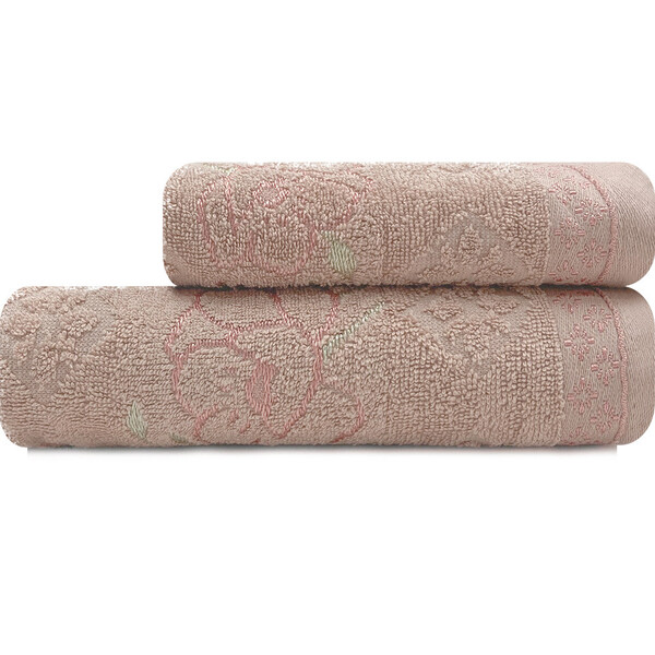 Jogo De Toalhas De Banho Karsten 100 Algodão 2 Peças Yuna