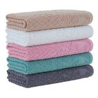 Jogo De Toalhas De Banho Rosto E Piso Ellen 100 Algodão 5 Peç