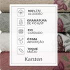 Jogo De Toalhas Encanto Com 4 Peças Banho E Rosto Em Algodão