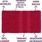 Jogo De Toalhas Gigante Itália Soft 2 Banhão + 2 Rosto + 2 Ta