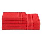 Jogo De Toalhas Gigantes 2 Banho 2 Rosto Indian Soft 100% Alg