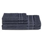 Jogo De Toalhas Gigantes 2 Banho 2 Rosto Indian Soft 100% Alg