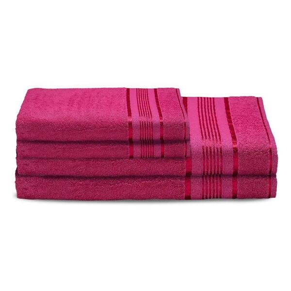 Jogo De Toalhas Gigantes 2 Banho 2 Rosto Indian Soft 100% Alg