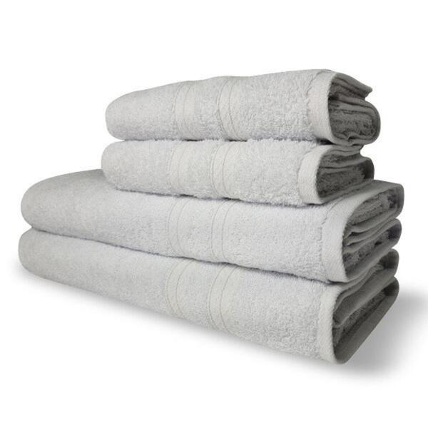 Jogo De Toalhas Lisboa 4 Pçs - 2 Banho E 2 Rosto 430g/m² 100%