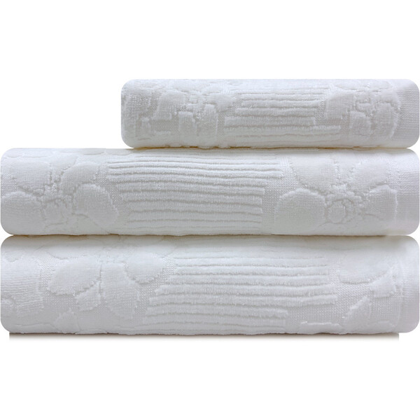 Jogo De Toalhas Lollipop Em Algodão Aveludada 3pçs Banho E Ro