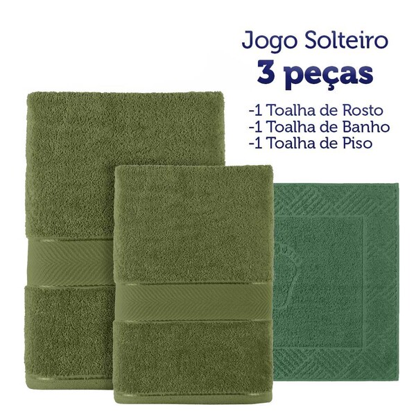 Jogo De Toalhas Teka Duomo 3 Peças 1 Banho 1 Rosto 1 Piso Cor