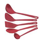 Jogo De Utensilios 5 Peças Utilita Vermelho- Sortidos De Nylo