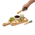 Jogo De Utensílios Para Antepasto De Bambu 2pcs Verde Sálvia