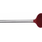 Jogo De Utensílios Silicone 8 Peças Vinho Bordô E Suporte Par