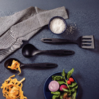 Jogo de Utensílios Tramontina Ability em Nylon Preto 3 Peças