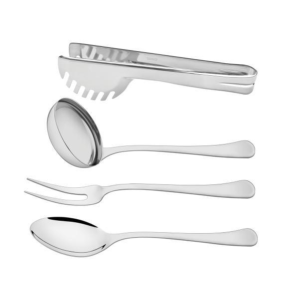 Jogo De Utensílios Tramontina Em Aço Inox 4 Peças