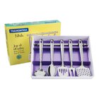 Jogo De Utensílios Tramontina Extrata Em Aço Inox Com Suporte