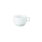 Jogo De Xícara Chá Com Pires Protel 6 Peças Porcelana Branca