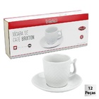 Jogo De Xicara De Café 65 Ml 12 Peças Brixton Hauskraft Porce