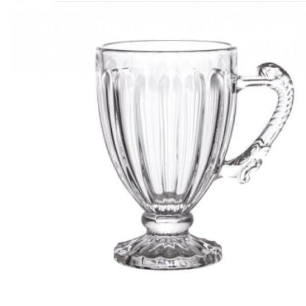 Jogo De Xicara De Cha Renaissance 6 Peças Cristal 200ml Lyor