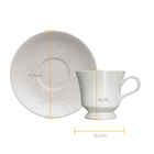 Jogo De Xícara Para Café Legacy 6 Peças - Germer