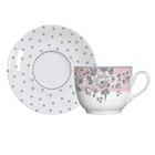 Jogo De Xícaras 75ml De Porcelana Germer Paris Para Café Com