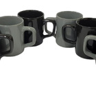 Jogo De Xícaras Café De Porcelana Kit 6 Peças 80ml