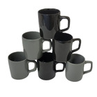 Jogo De Xícaras Café De Porcelana Kit 6 Peças 80ml