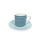 Jogo De Xícaras De Café Azul 12 Peças Class Home