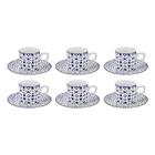 Jogo De Xícaras De Café Porcelana 12 Pçs 90ml - Haüskraft