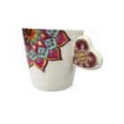 Jogo De Xícaras Para Café Com Pires Em Porcelana 8 Peças 80ml