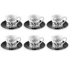 Jogo De Xícaras Para Café Em Porcelana Hauskraft Espresso 6 P