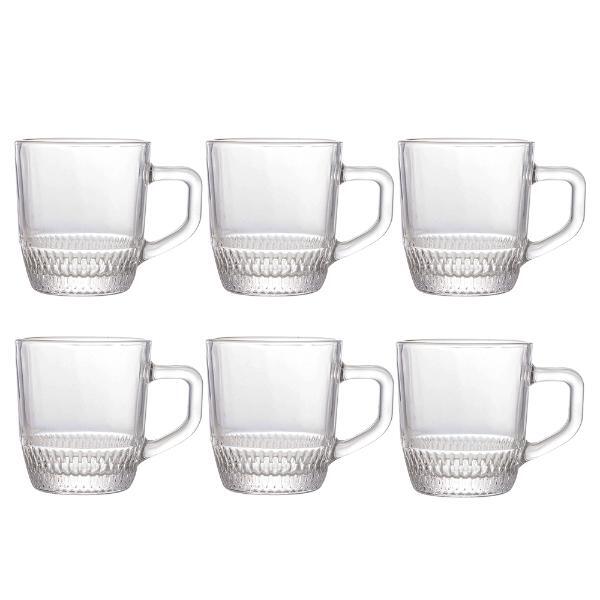 Jogo De Xícaras Para Café Em Vidro Lyor Roots 90ml 6 Peças