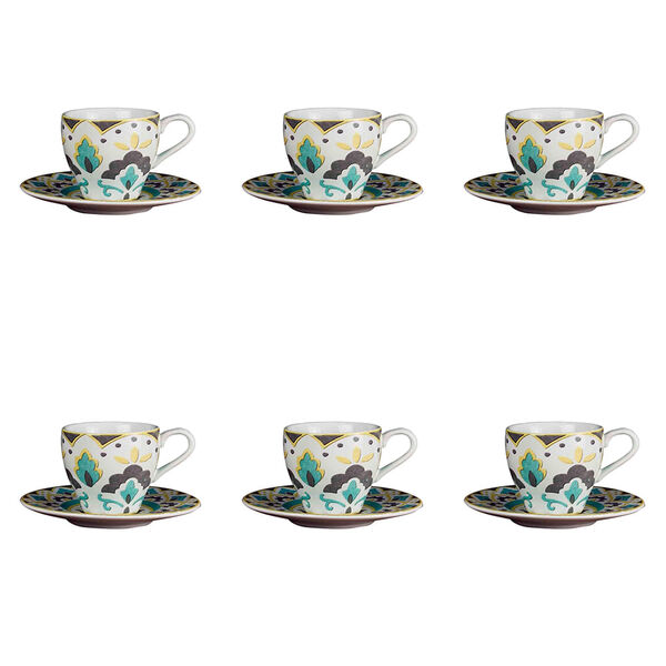 Jogo De Xícaras Para Café L'hermitage Morlac 6 Peças