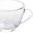 Jogo De Xícaras Para Chá Com Pires 240ml Diamante 6 Peças - D