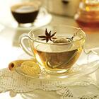 Jogo De Xícaras Para Chá Com Pires 240ml Diamante 6 Peças - D