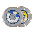 Jogo de Disco de Corte Diamantado Segmentado e Contínuo 115x22,23mm 2 peças Dexter