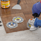 Jogo de Disco de Corte Diamantado Segmentado e Contínuo 115x22,23mm 2 peças Dexter