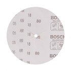 Jogo de Disco de Lixa 130mm para Madeira Grão 80 6 unidades Bosch