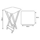 Jogo Dobravel Bistro Com 2 Banquetas Para Bar E Restaurante -