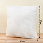 Jogo Enchimento Almofada 45x45 Fibra De Silicone Premium 3 Pe