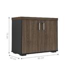 Jogo Escritório Completo Helens Charuto Preto