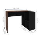 Jogo Escritório Completo Mainz Ipê Preto