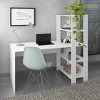 Jogo Escrivaninha E Estante Volker Branco