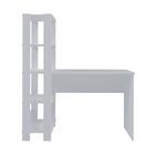 Jogo Escrivaninha E Estante Volker Branco