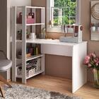 Jogo Escrivaninha E Estante Volker Branco