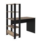 Jogo Escrivaninha E Estante Volker Pinho Preto