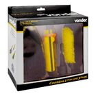 Jogo Esguicho E Escovas P/ Limpeza C/ Água 3 Peças Vonder