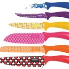 Jogo Facas 6 Pcs Colorcut Misto Sortidos Com Laminas De Aco I