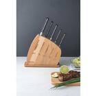 Jogo Facas 6 Peças Century Preto Sortidos Com Laminas Aco Ino