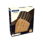 Jogo Facas 6 Peças Century Preto Sortidos Com Laminas Aco Ino