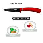 Jogo Facas Prime Vermelha 5 Peças